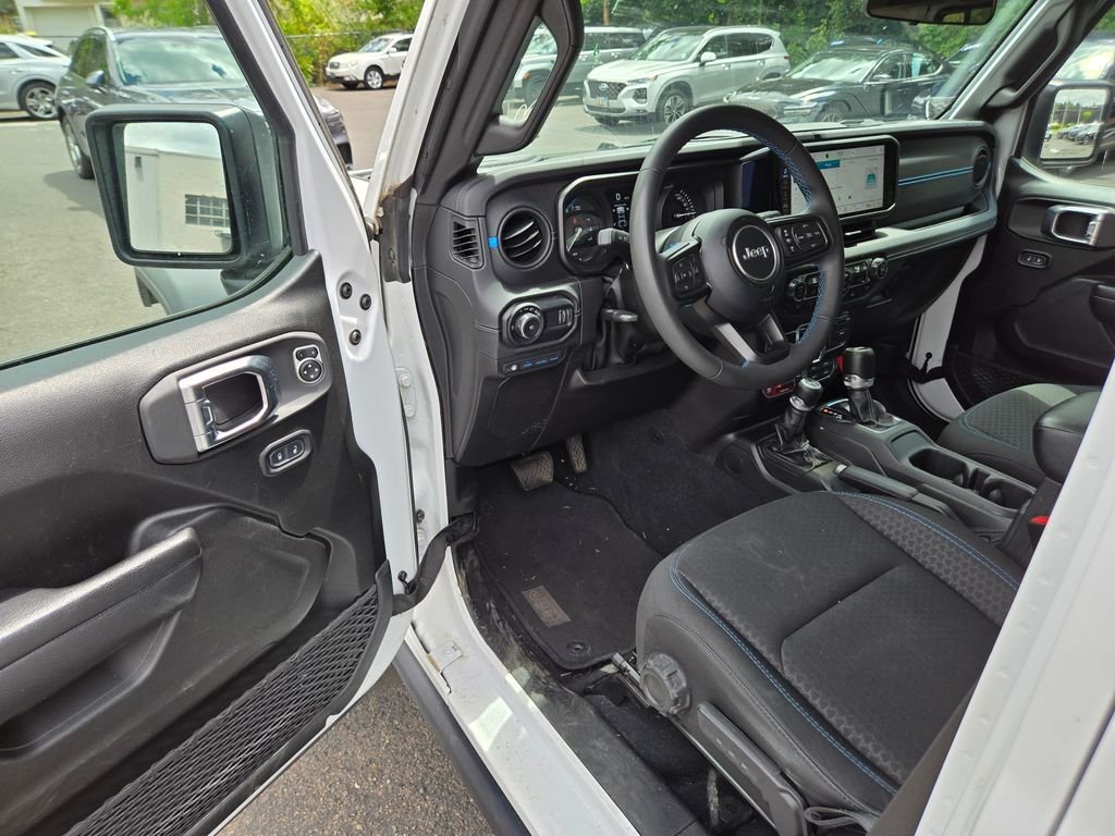 Used 2024 Bright White Clearcoat Jeep Rubicon 4xe image 20