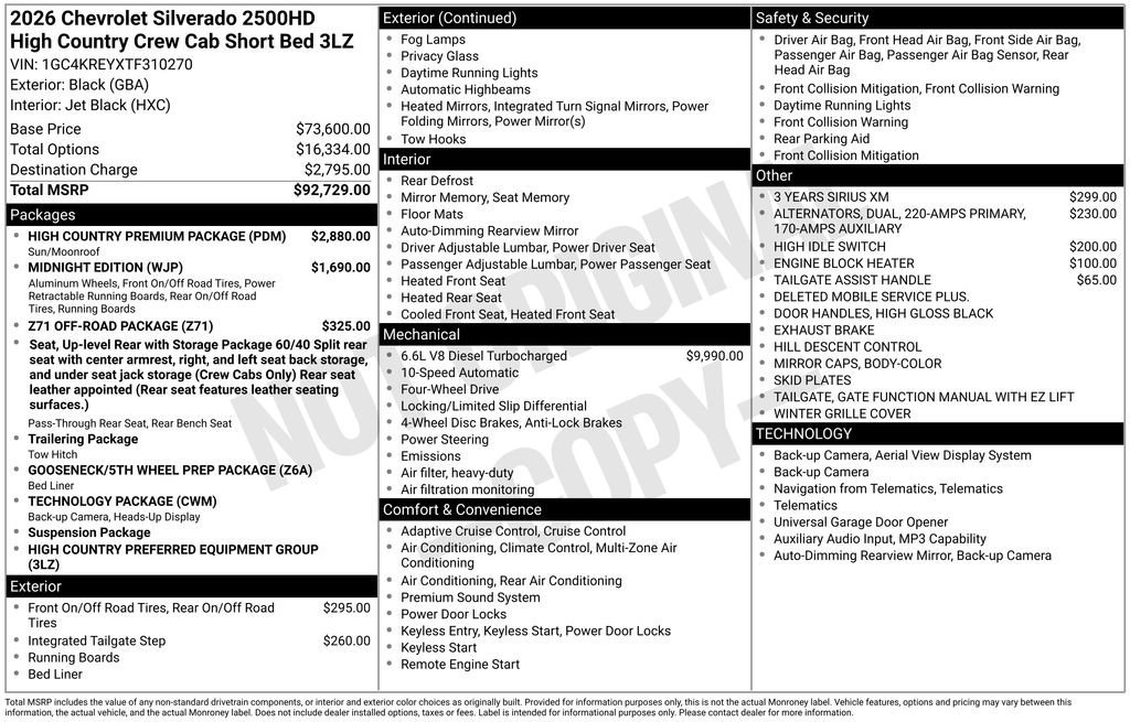 2026 Chevrolet Silverado HD's photo