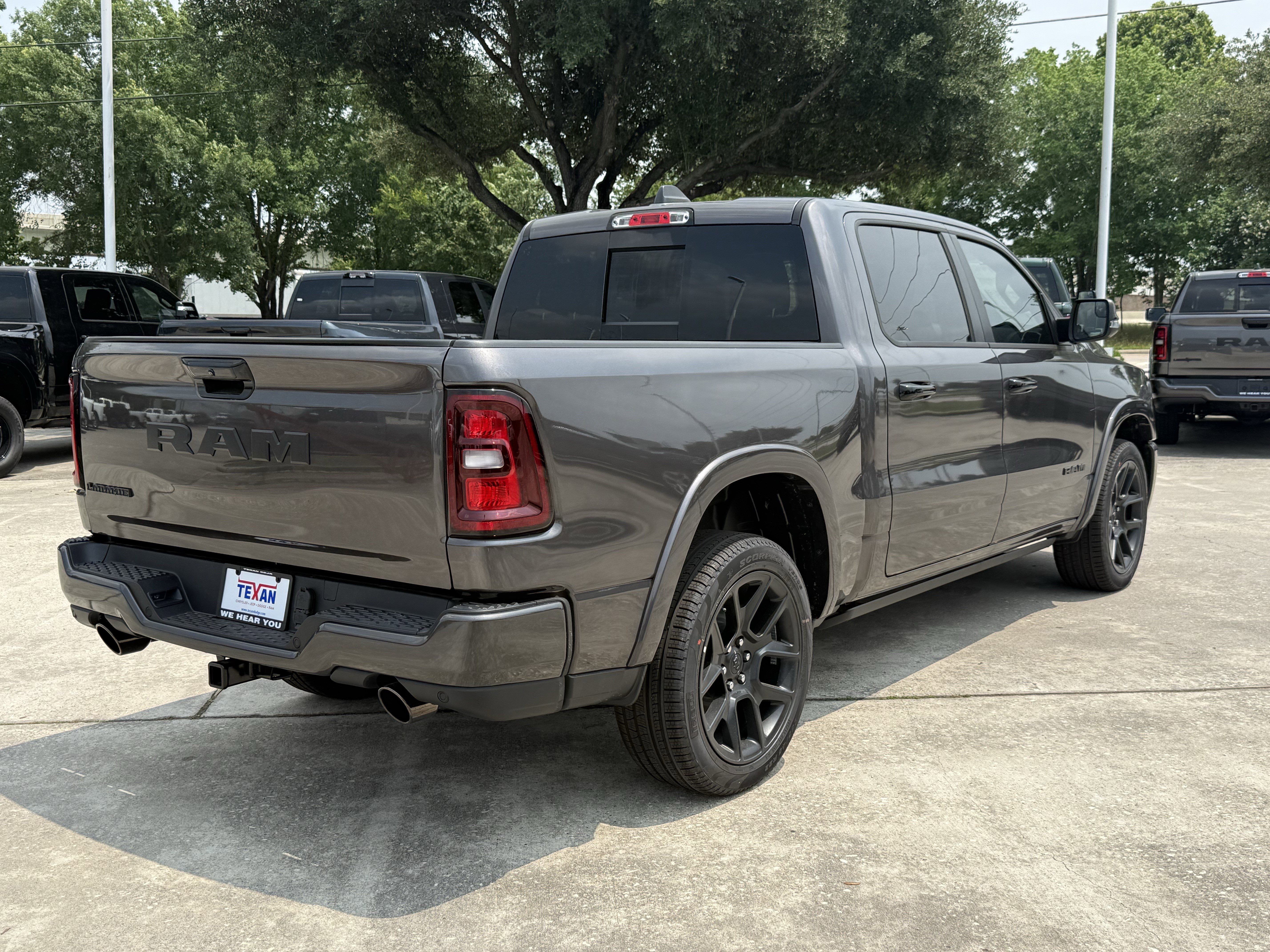 New 2026 Granite Crystal Metallic Clear-Coat Exterior Paint RAM Laramie image 4