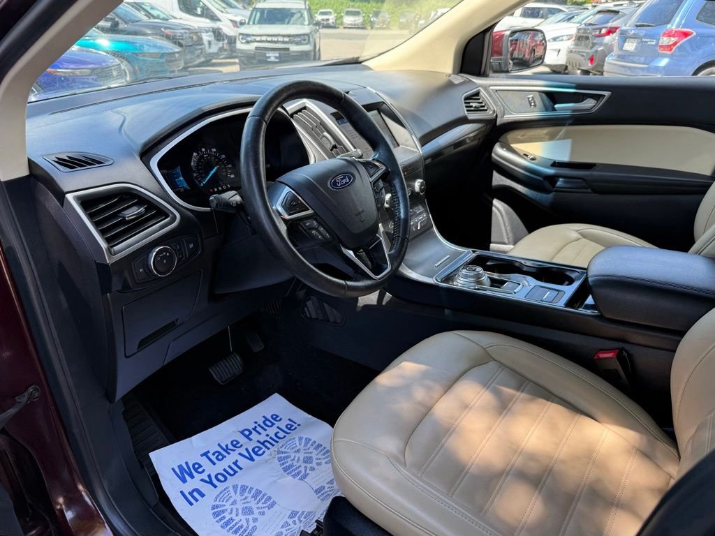 Used 2019 Burgundy Velvet Metallic Tinted Clearcoat Ford SEL image 19