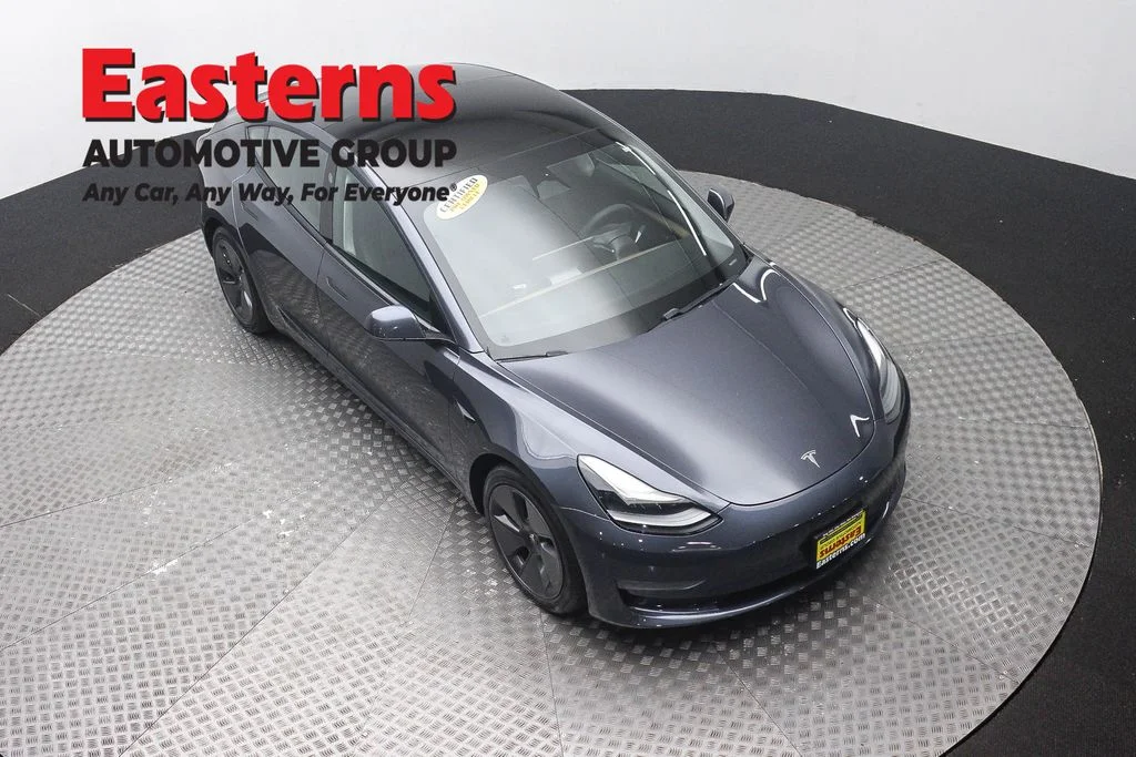 Used 2021 Gray Tesla Long Range image 3