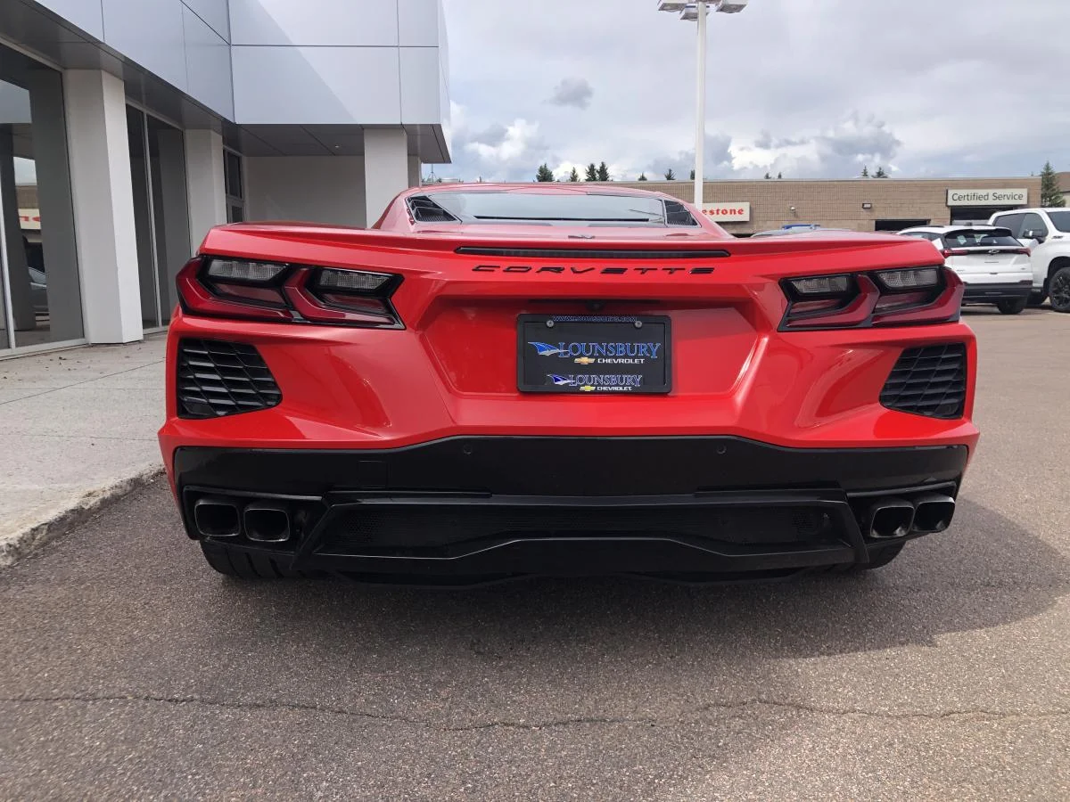 Used 2020 Red Chevrolet 2dr Stingray Cpe w/1LT image 6