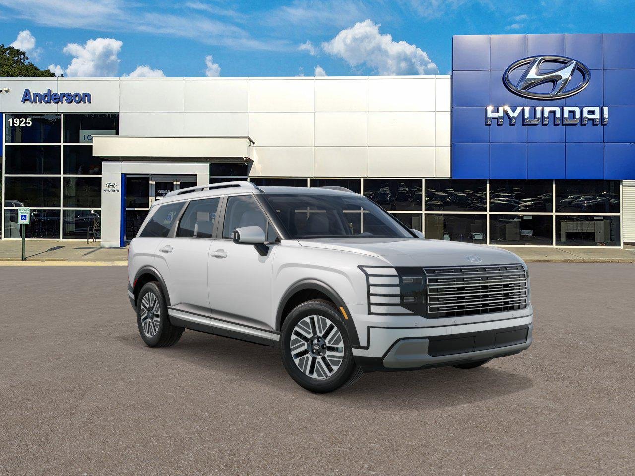 New 2026 Creamy White Pearl Hyundai Blue SEL 7P image 2