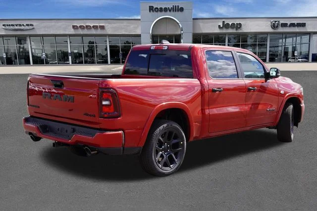 New 2026 Molten Red Pearl-Coat Exterior Paint RAM Laramie image 3