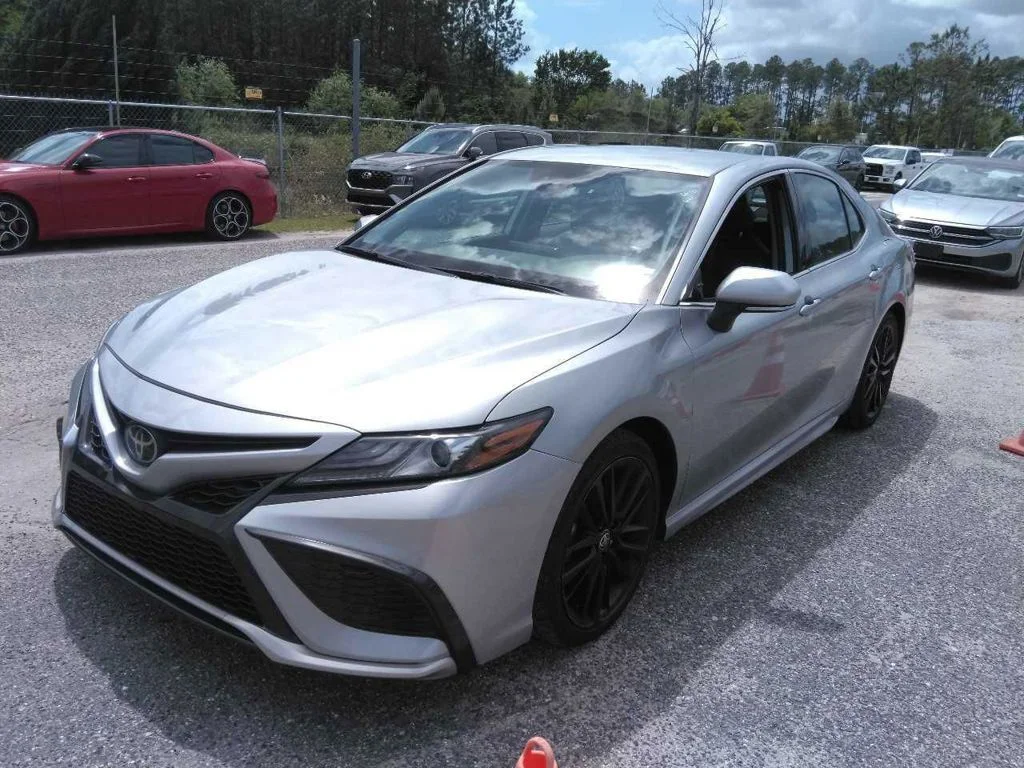 Used 2023 Silver Toyota XSE image 1