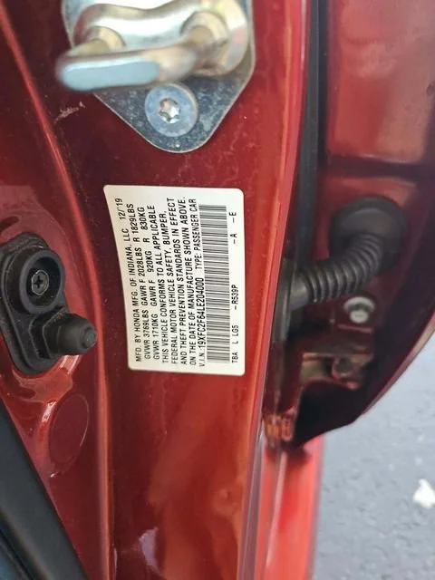 Used 2020 Molten Lava Pearl Honda LX image 5