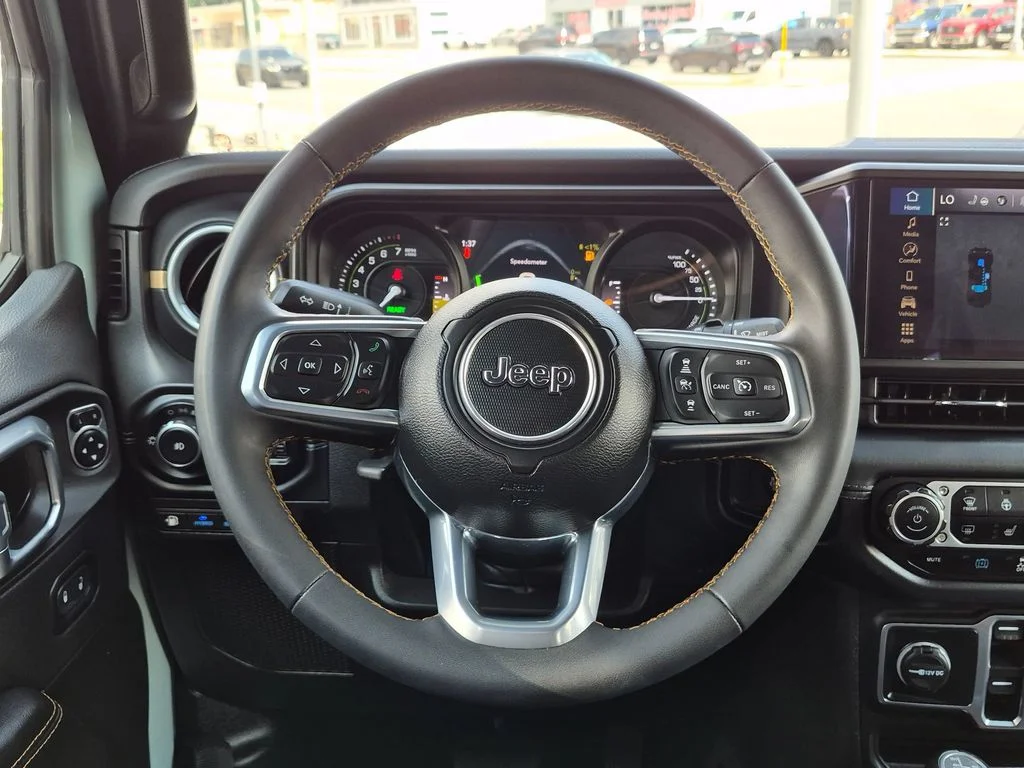 Used 2024 Gray Jeep Sahara 4xe image 12