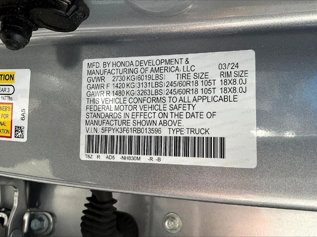 Certified Used 2024 Lunar Silver Metallic Honda AWD TRAILSPORT image 20
