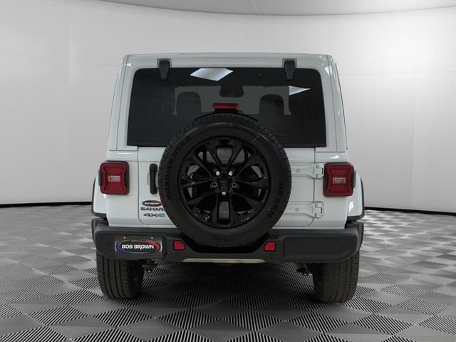 Used 2025 White Jeep Sahara 4xe image 4