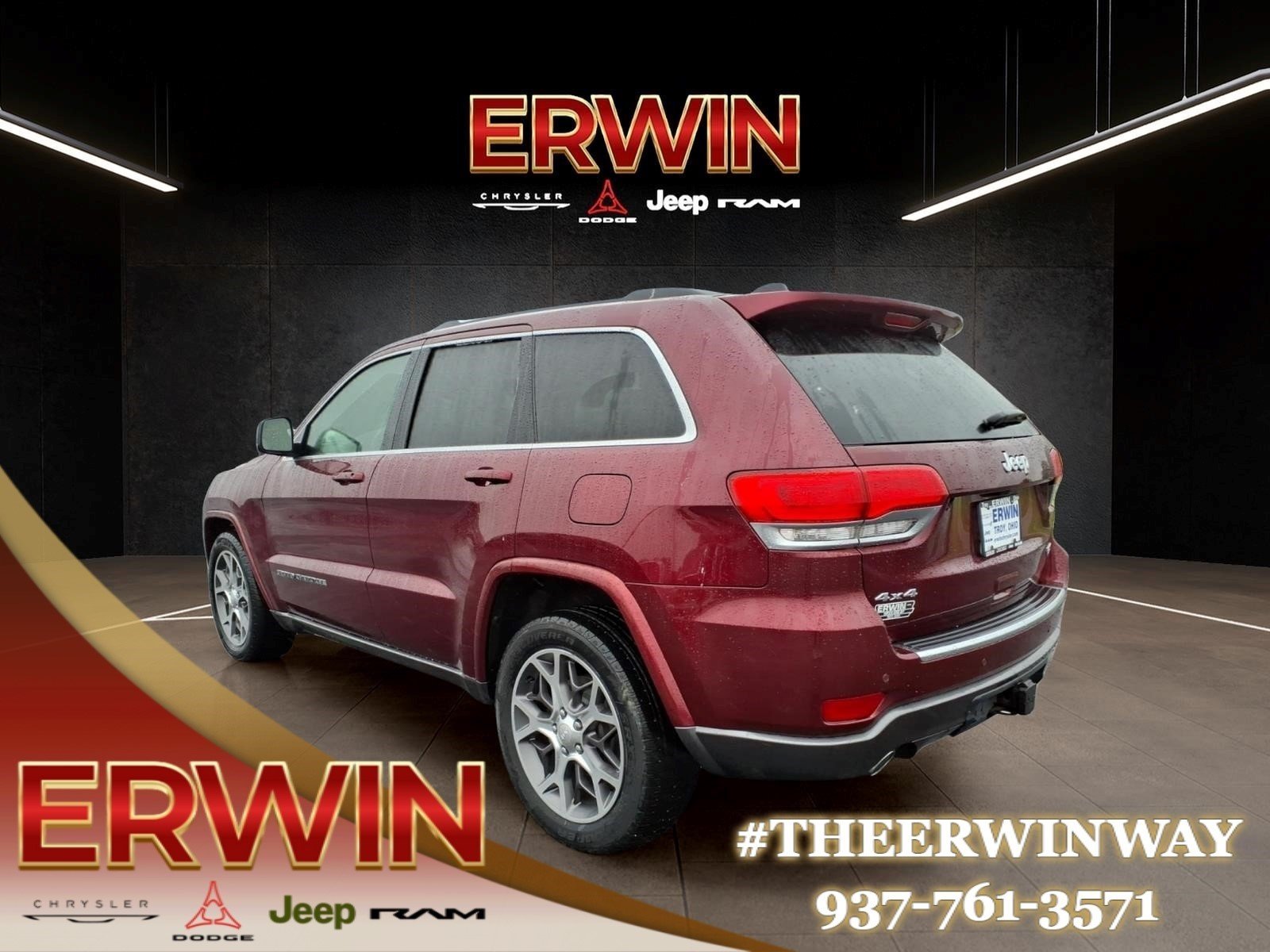 Used 2018 Velvet Red Pearl Coat Jeep Limited image 5