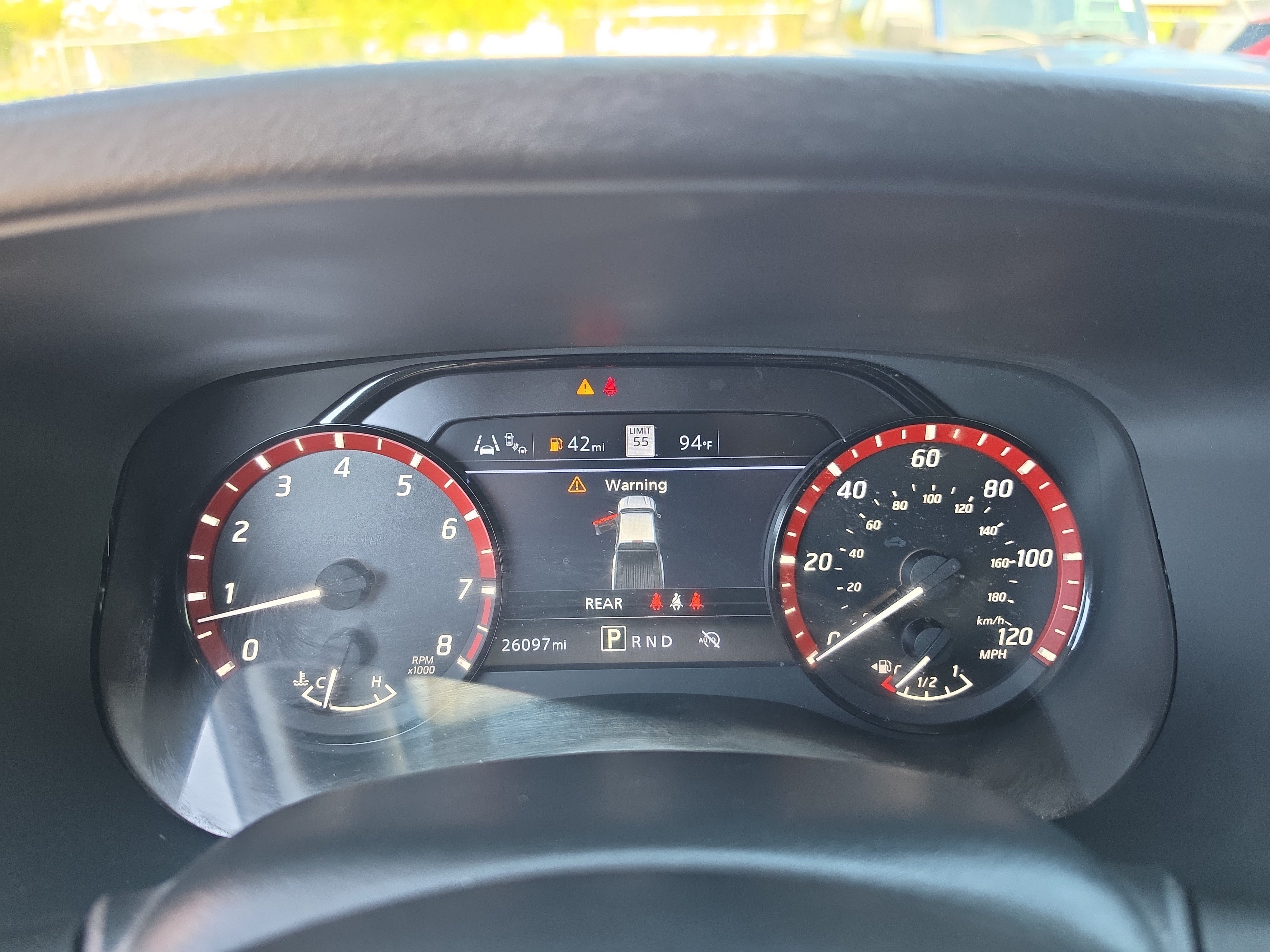 Used 2023 Red Nissan Crew Cab PRO-X 4x2 image 22