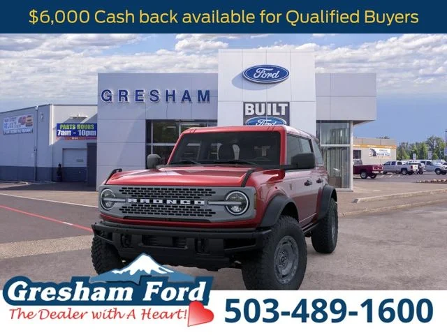 New 2025 Ruby Red Metallic Tinted Clearcoat Ford Badlands image 2