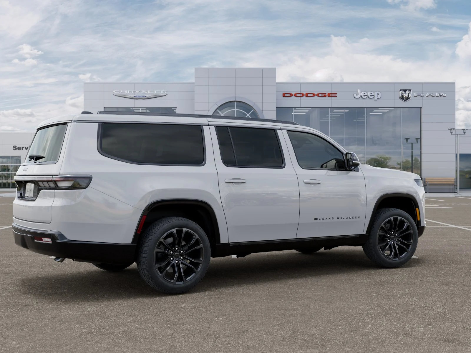 New 2026 Bright White Clear-Coat Exterior Paint Jeep Summit Obsidian image 30