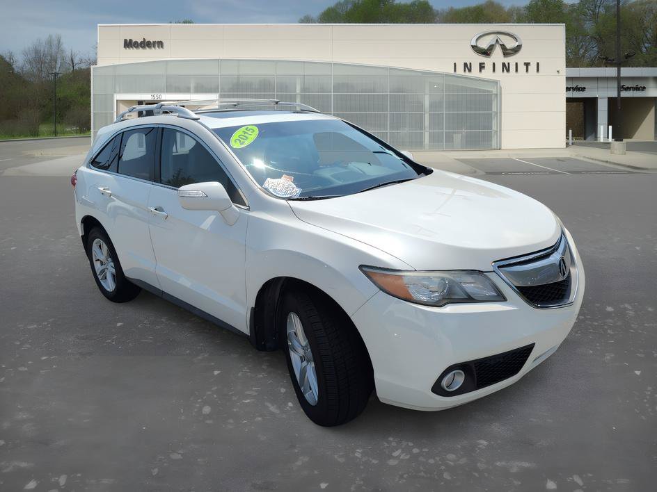 Used 2015 White Acura Tech Pkg image 2