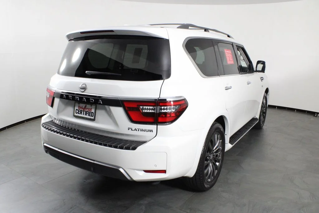 Certified Used 2022 White Nissan Platinum image 4