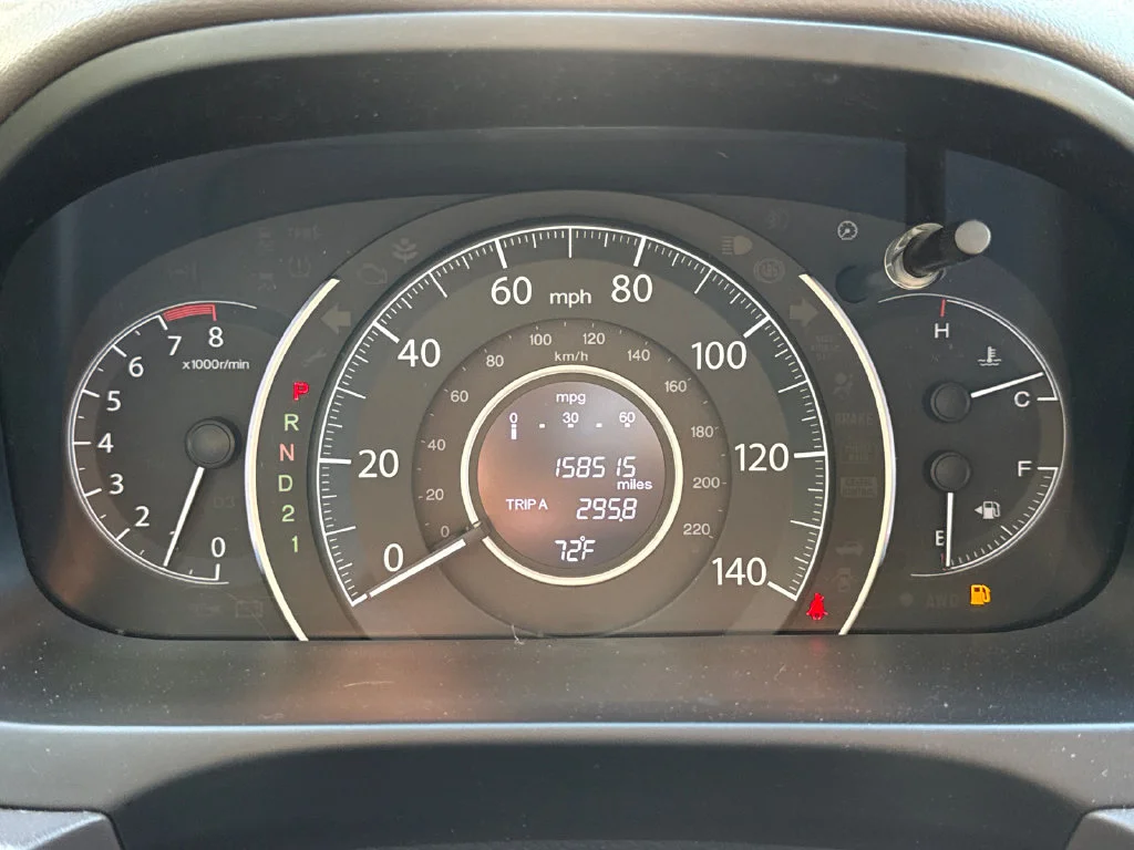 Used 2012 Opal Sage Metallic Honda EX image 21