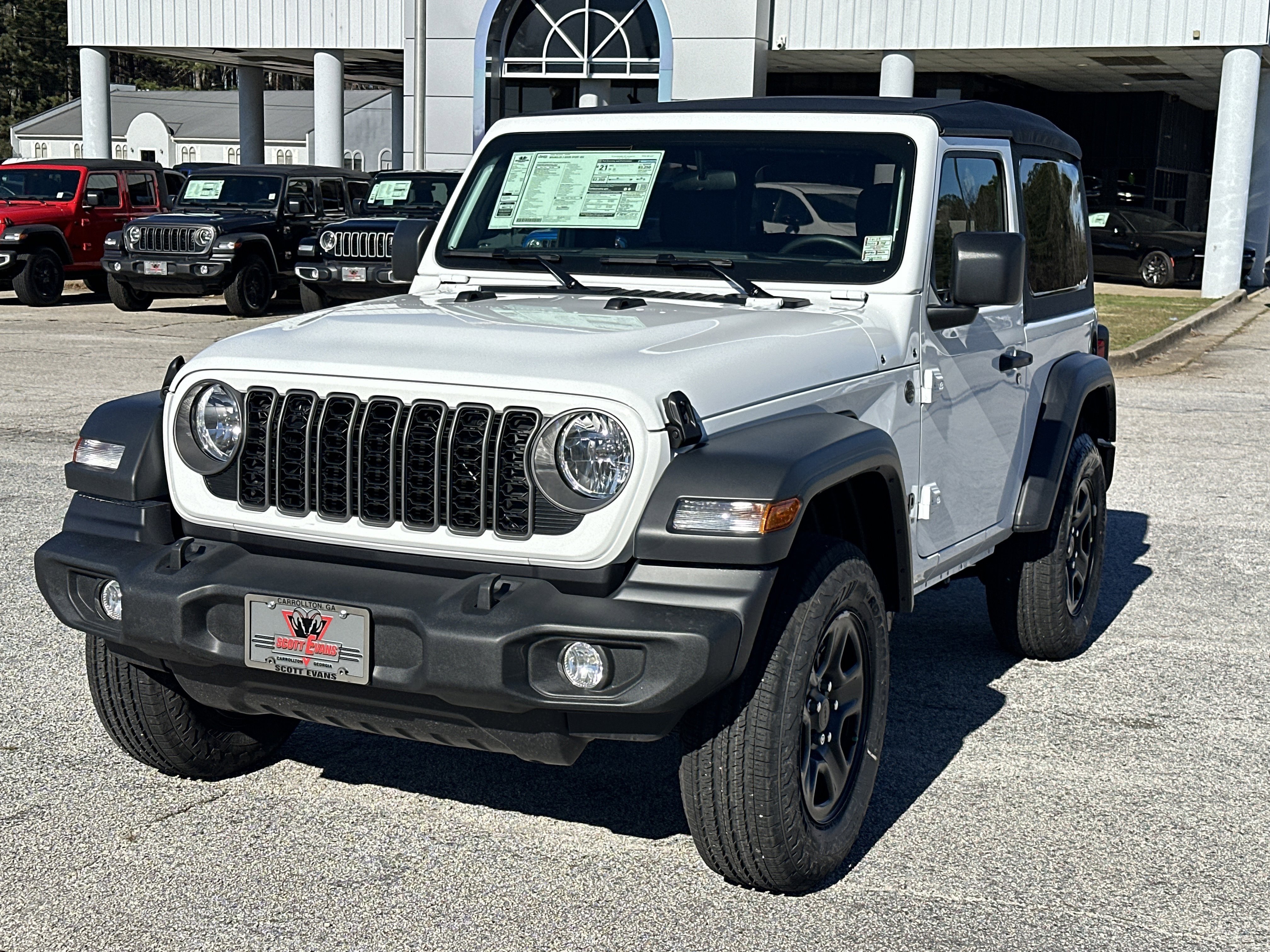 New 2026 Bright White Clearcoat Jeep Sport image 4