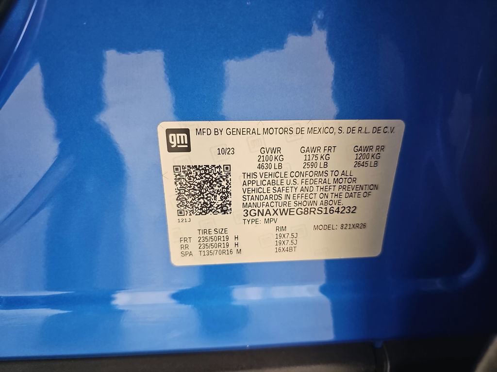 Certified Used 2024 Riptide Blue Metallic Chevrolet RS image 41