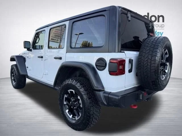 Used 2025 Bright White Clearcoat Jeep Rubicon image 5