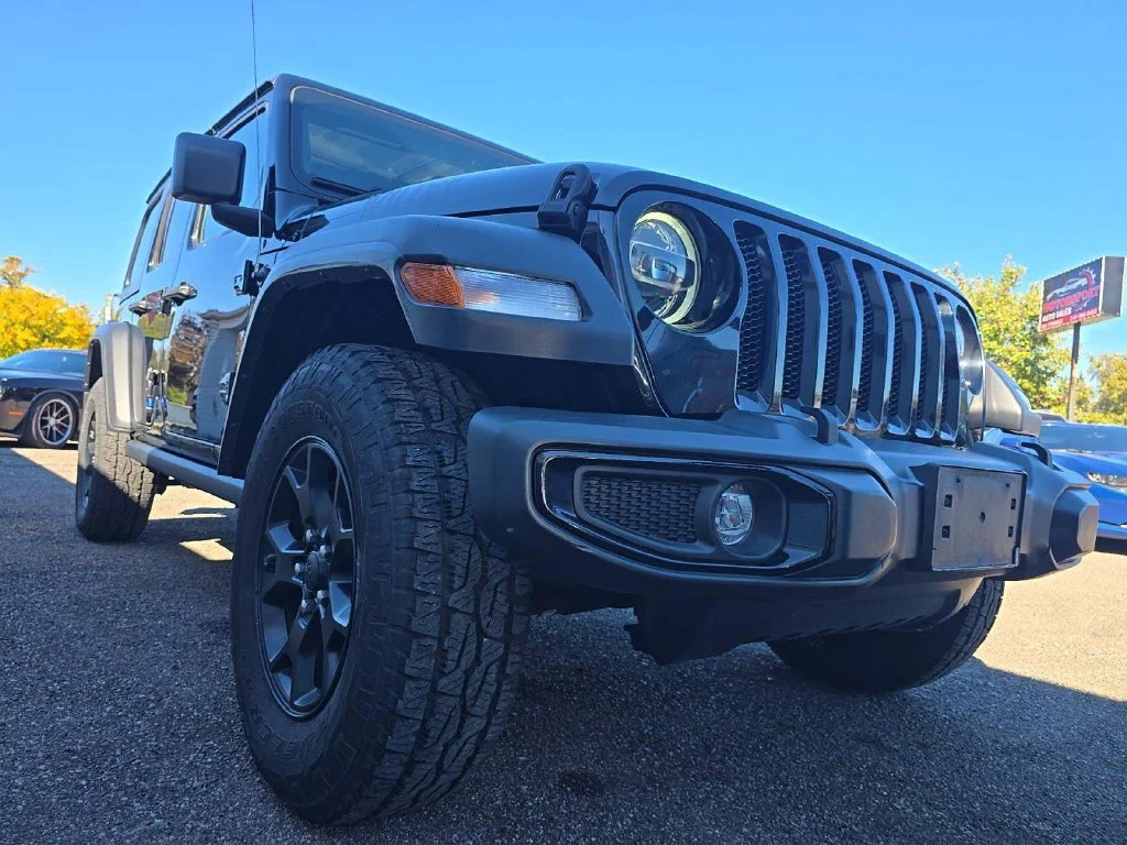 Used 2021 Black Jeep Unlimited Willys image 1
