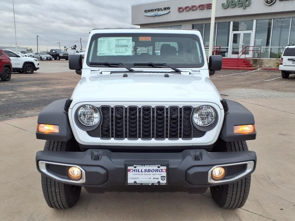 New 2026 Bright White Clear-Coat Exterior Paint Jeep Sport image 2