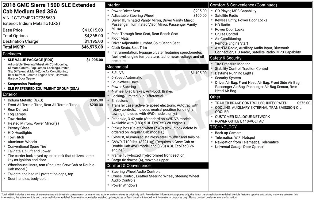 Used 2016 Silver GMC SLE image 6