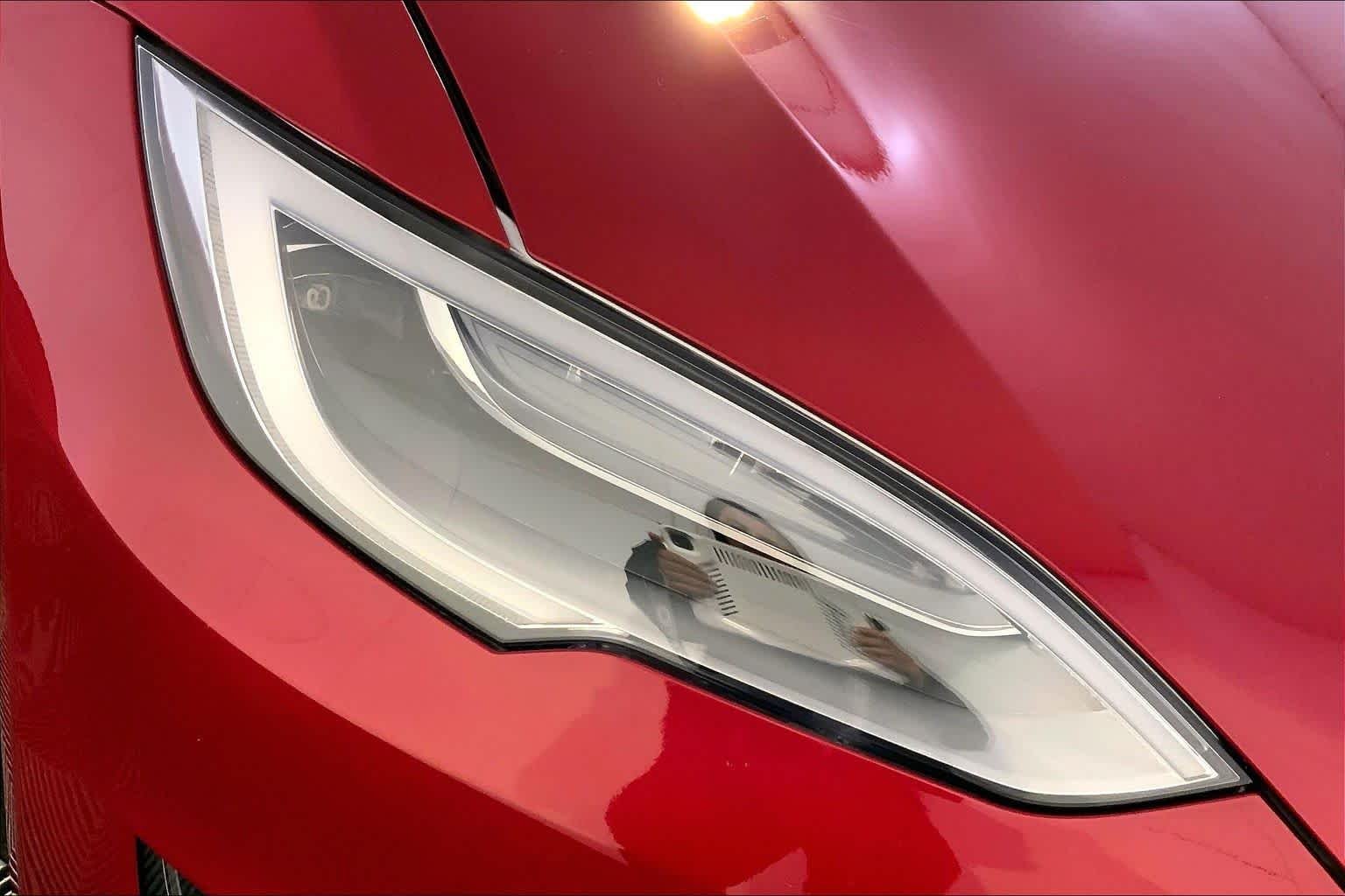 Used 2019 Red Multi-Coat Tesla 100D image 26