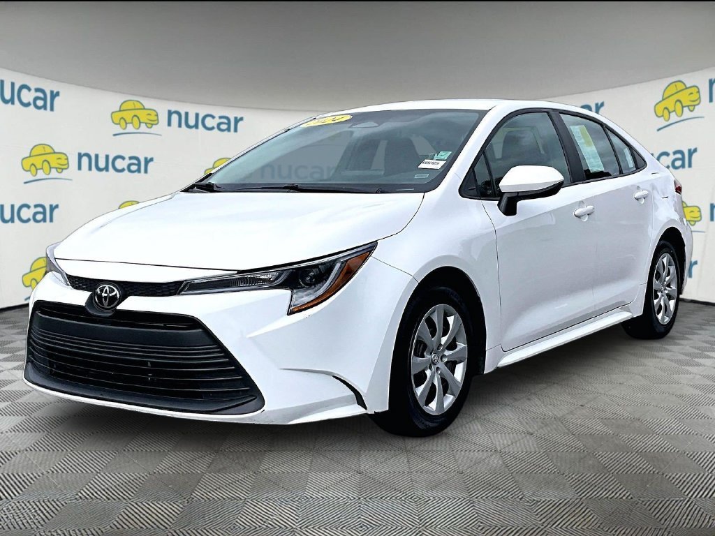 Used 2024 White Toyota LE image 3