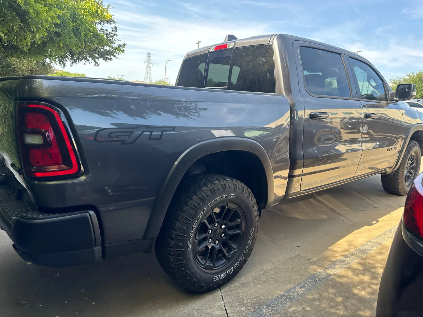 Used 2025 Granite Crystal Metallic Clearcoat Ram Rebel image 5