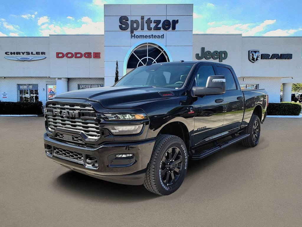 New 2026 Diamond Black Crystal Pearl-Coat Exterior Paint RAM Big Horn image 4