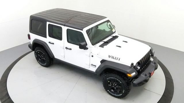 Used 2021 White Jeep Unlimited Willys image 13