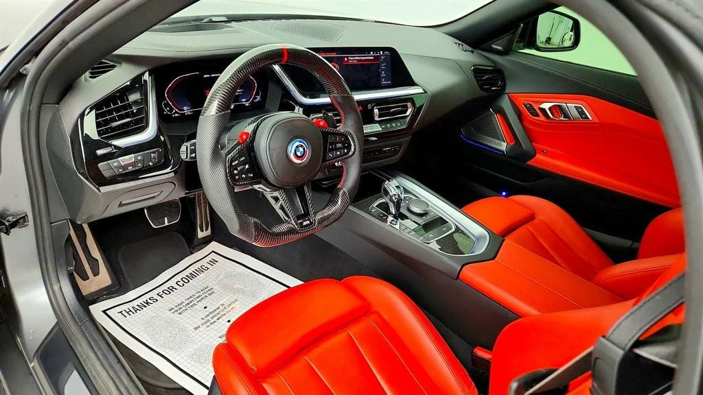 Used 2023 Frozen Grey II Metallic BMW M40i Roadster w/ Premium Pkg, Shadowline & Adaptive M Suspension image 12