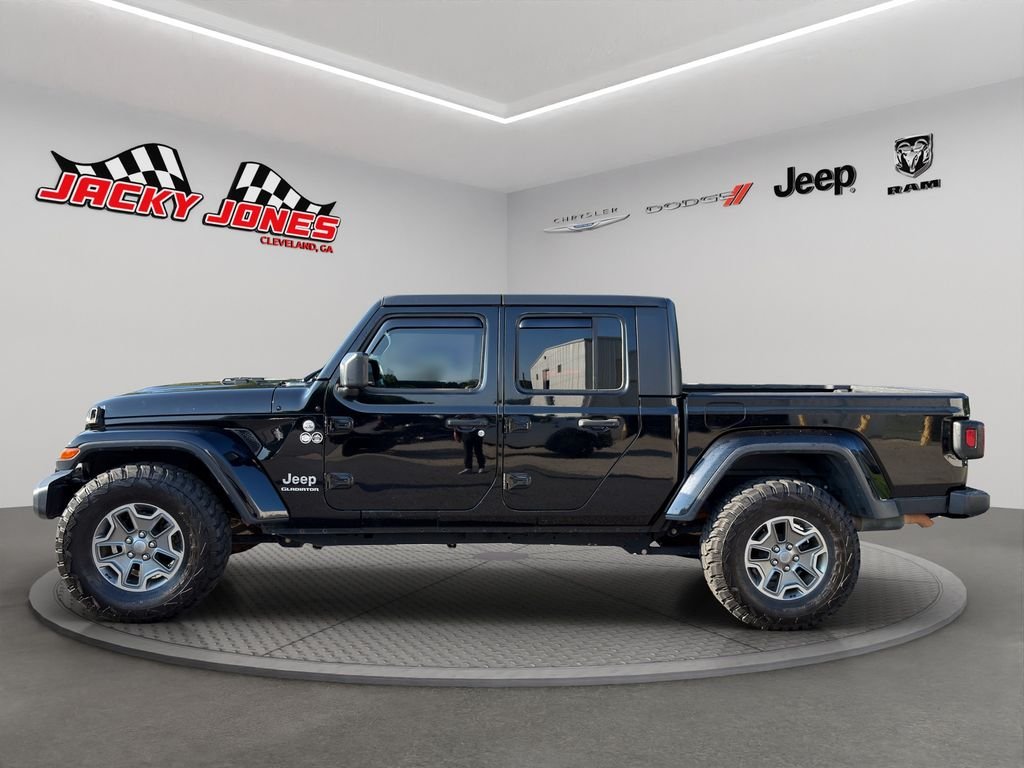 Used 2021 Black Clearcoat Jeep Overland image 2