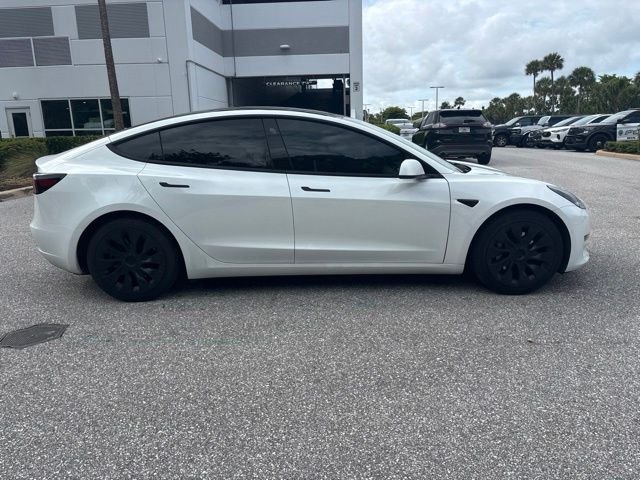 Used 2021 White Tesla Standard Range Plus image 2