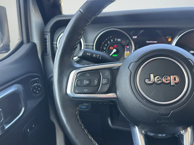 Used 2023 White Jeep Sahara 4xe image 16