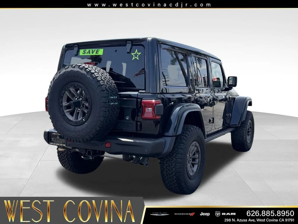 New 2024 Black Clear-Coat Exterior Paint Jeep Rubicon 392 image 8