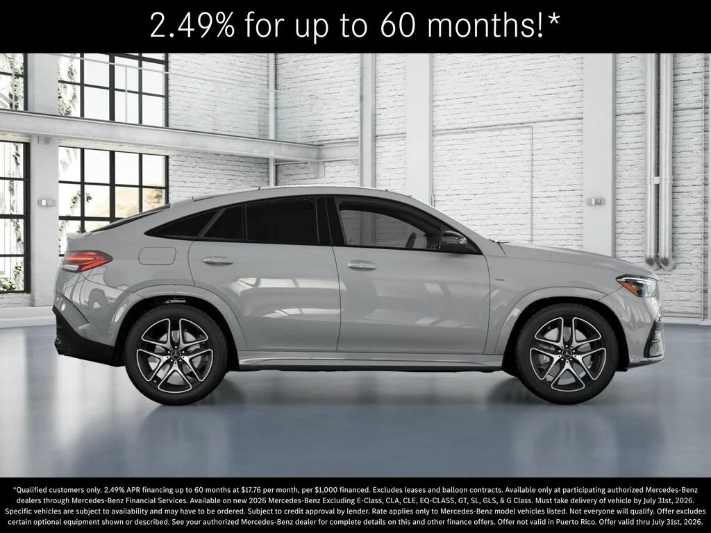 New 2026 MANUFAKTUR Alpine Grey Mercedes-Benz AMG® GLE 53 4MATIC+ Coupe image 58