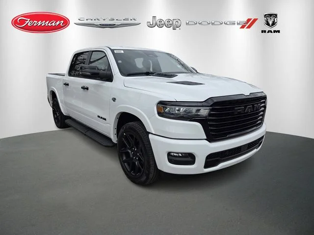 New 2026 Bright White Clear-Coat Exterior Paint RAM Laramie image 1