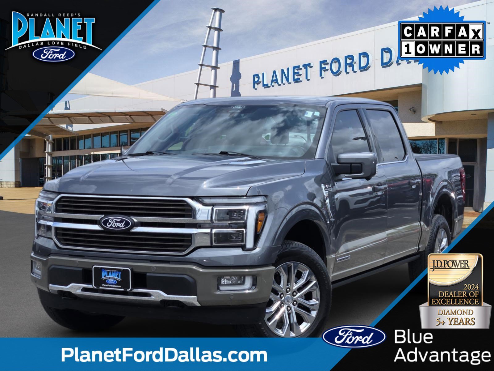 Used 2025 Gray Metallic Ford King Ranch image 1