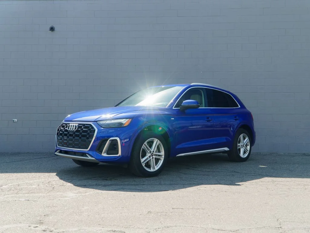Used 2023 Blue Audi 55 Prestige image 1