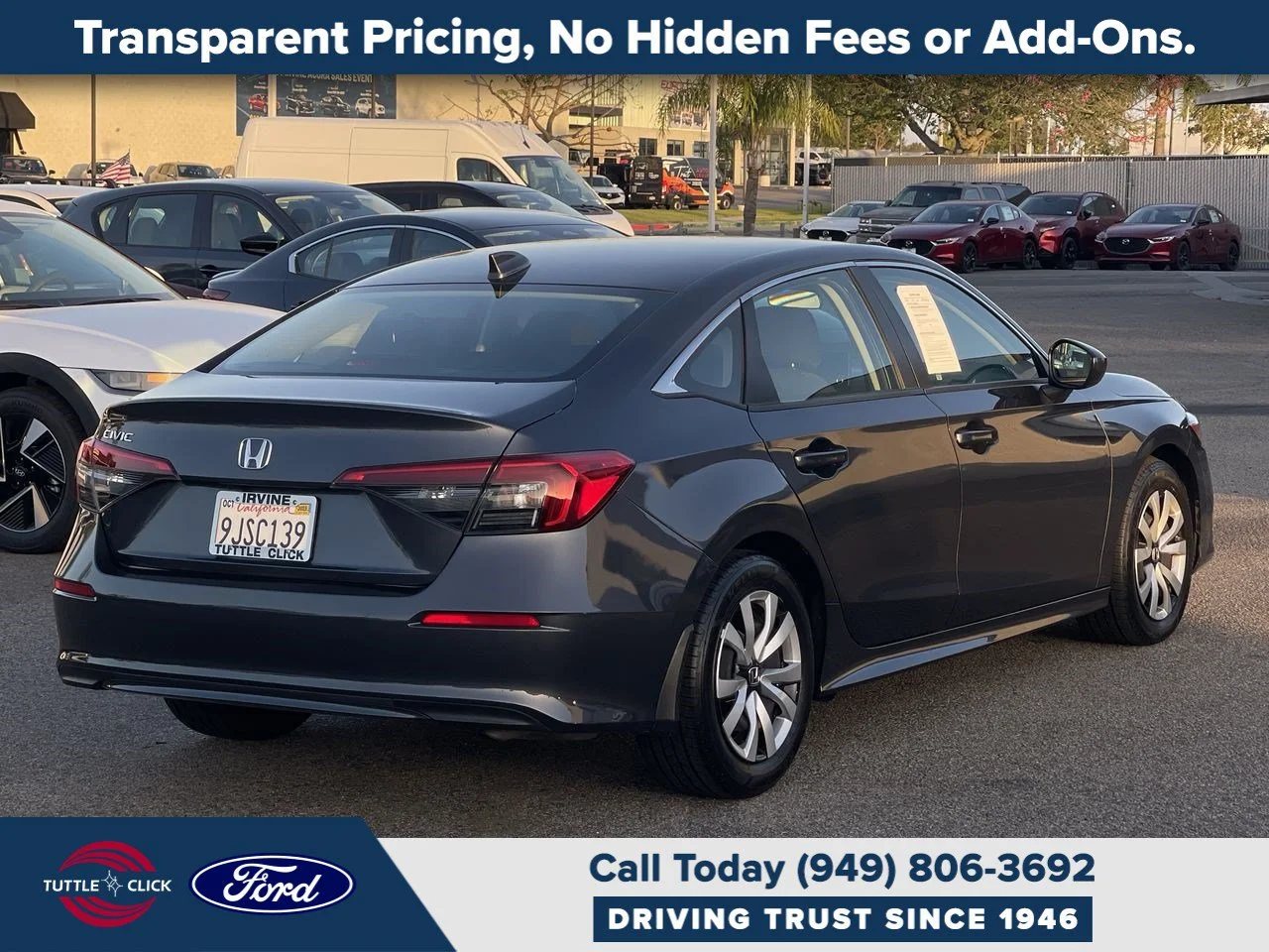 Used 2024 Gray Honda LX image 15