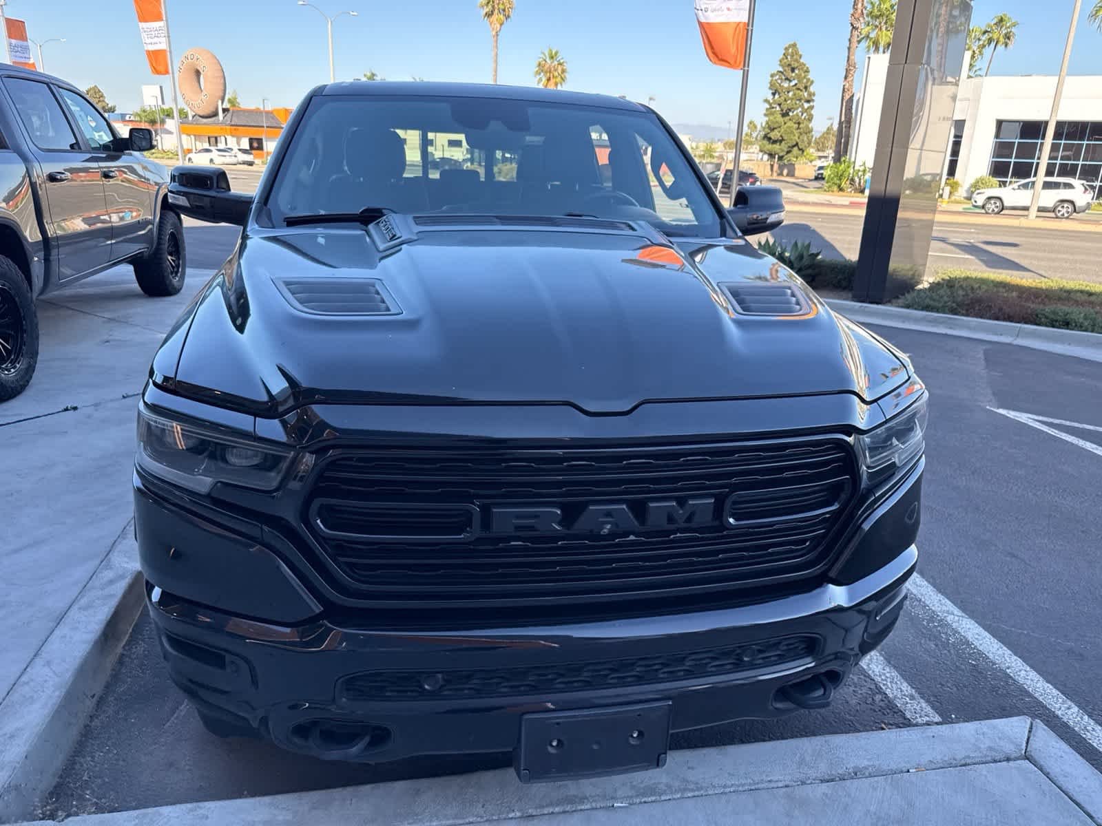 Used 2021 Diamond Black Crystal Pearlcoat Ram Limited image 4