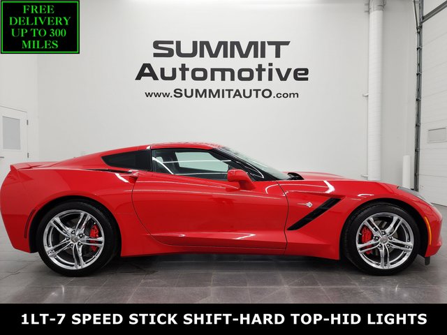 2016 Chevrolet Corvette 1LT Coupe: 1LT-COUPE-7 SPEED STICK SHIFT-HID LIGHTS-BACKUP CAM-BOSE SOUND-1 OWNER