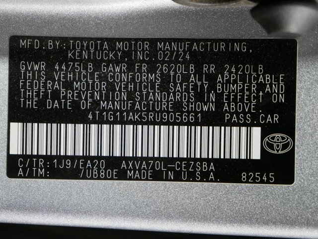 Certified Used 2024 Celestial Silver Metallic Toyota SE image 31