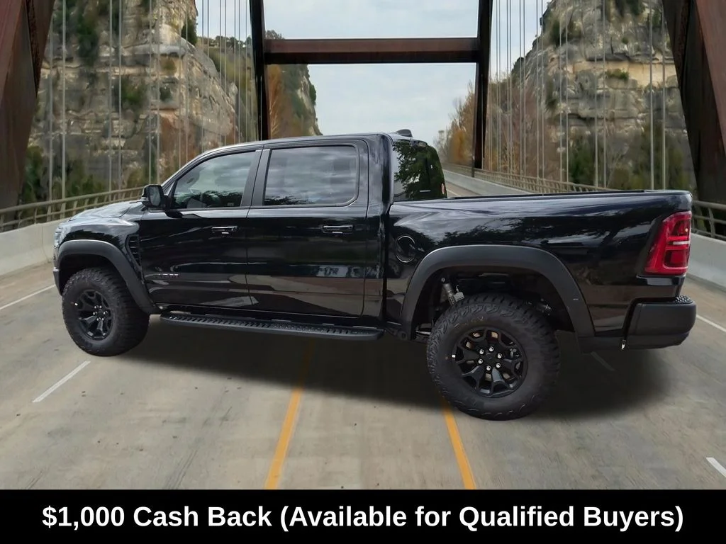 New 2026 Diamond Black Crystal Pearl-Coat Exterior Paint RAM RHO image 6
