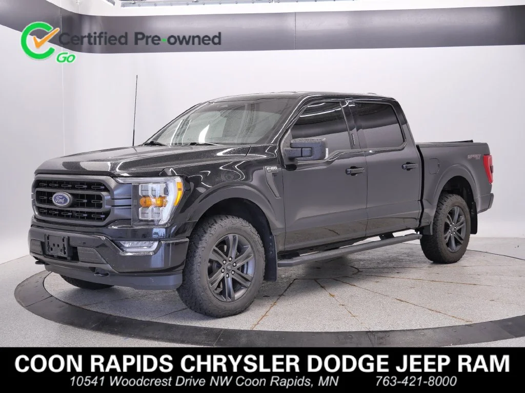 Used 2021 Black Ford XLT image 1