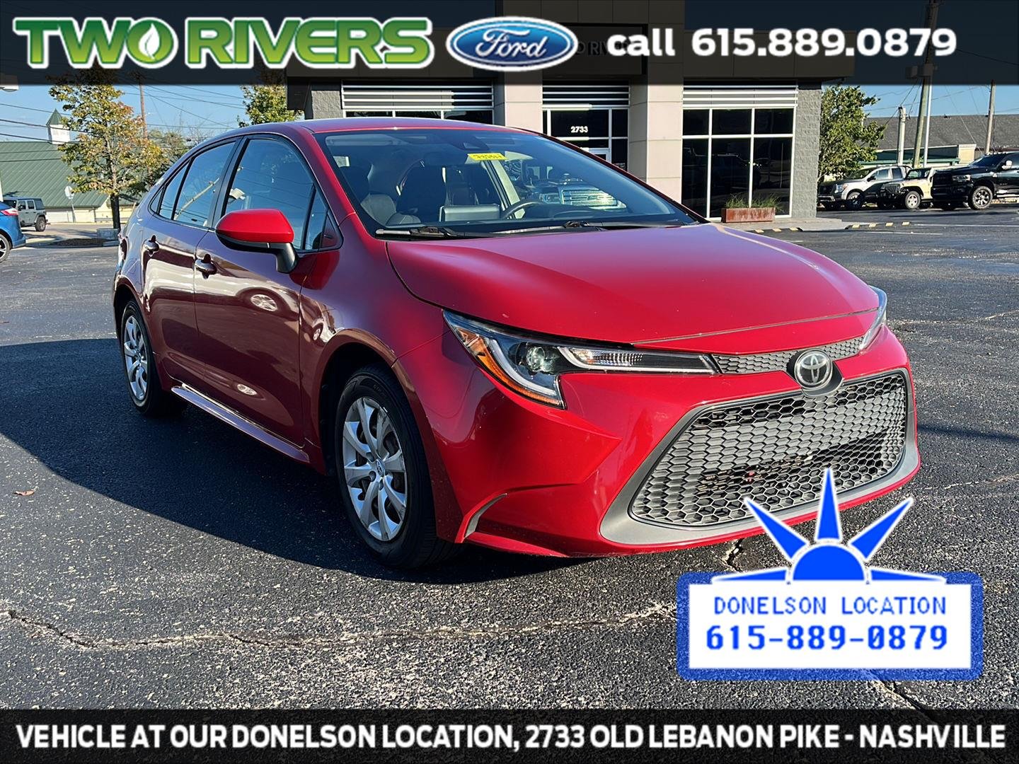 Used 2020 Toyota Corolla LE with VIN JTDEPRAE4LJ027670 for sale in Mt. Juliet, TN