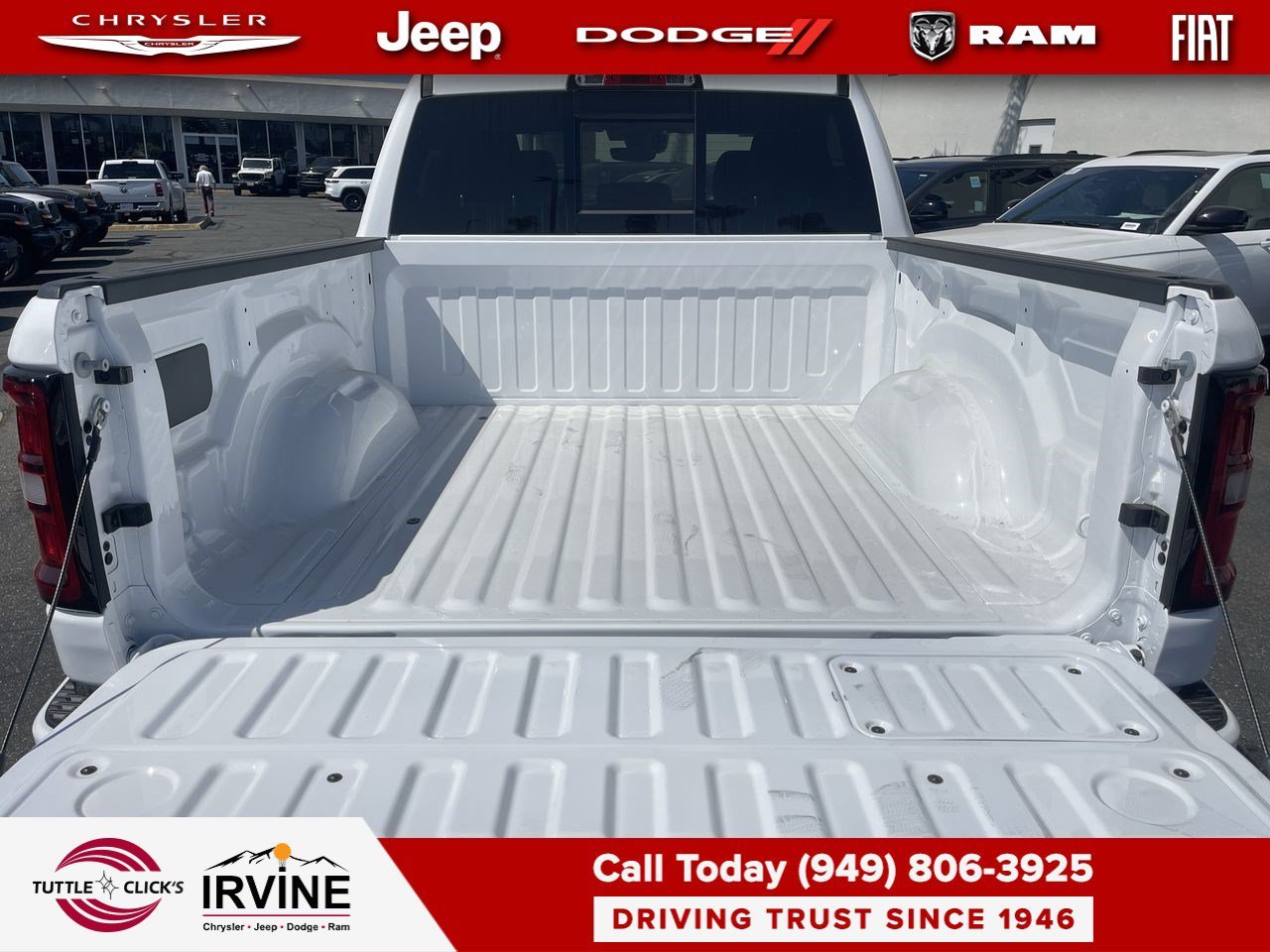 New 2026 Bright White Clear-Coat Exterior Paint RAM Laramie image 27