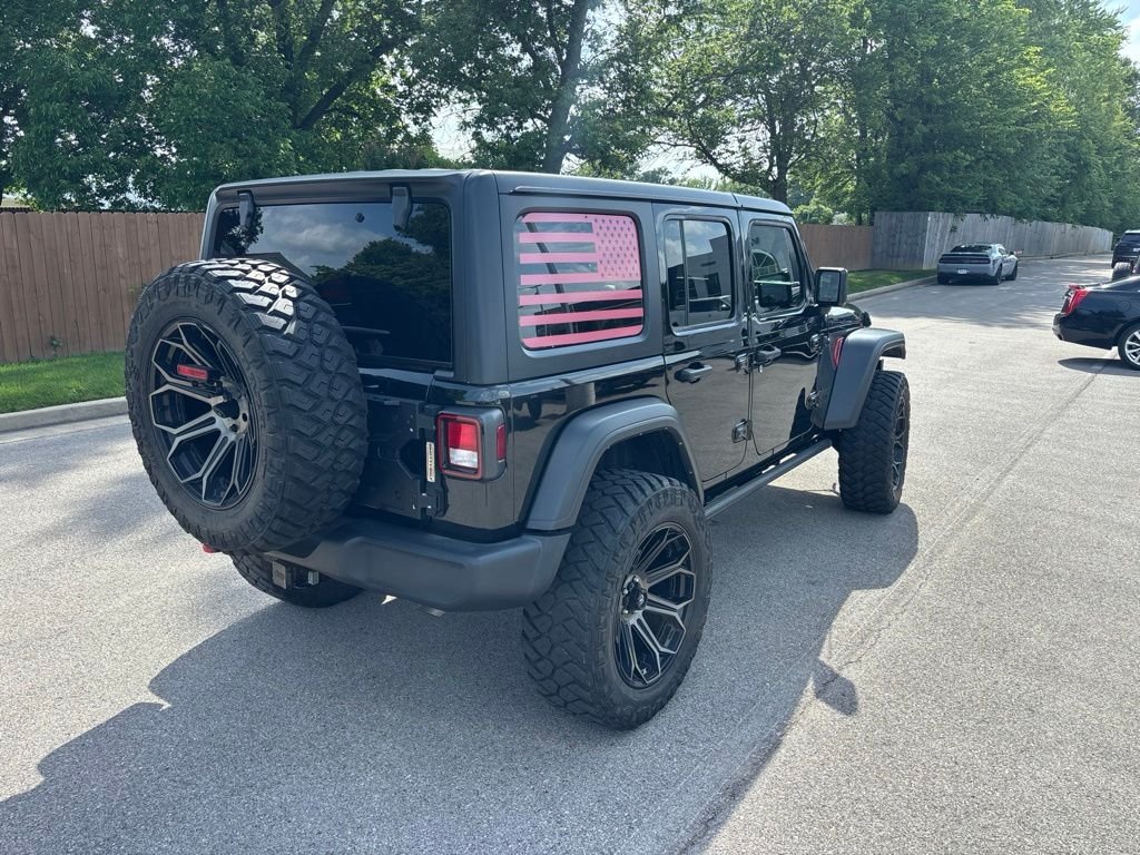 Certified Used 2022 Black Jeep Unlimited Sport S image 8