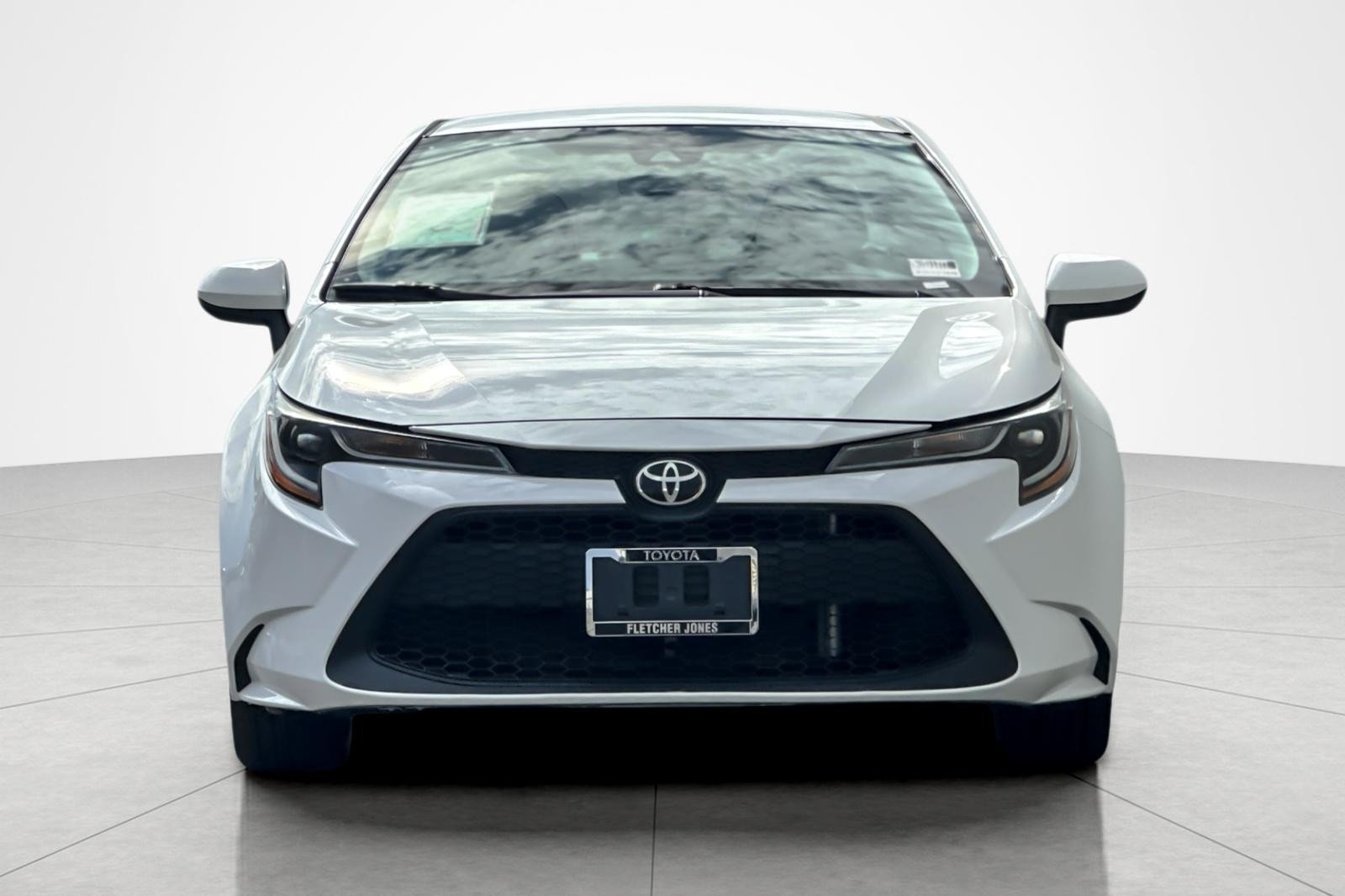 Certified Used 2021 Super White Toyota LE image 8